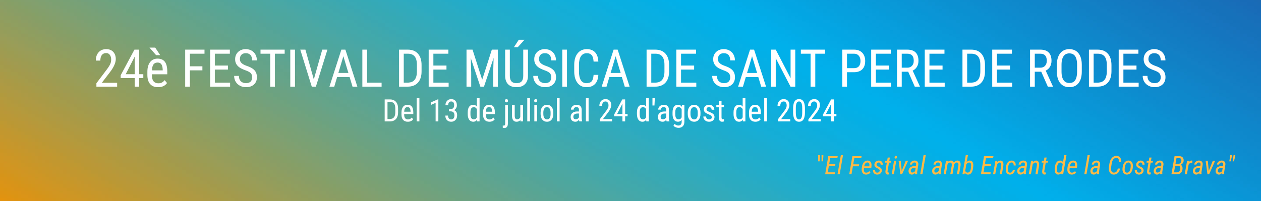 24è Festival de Música de Sant Pere de Rodes